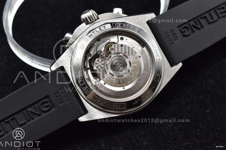 Chrono BLS Version A7750 L-Green Blk LE 43mm B01 1:1 Navitimer SS Best 0327